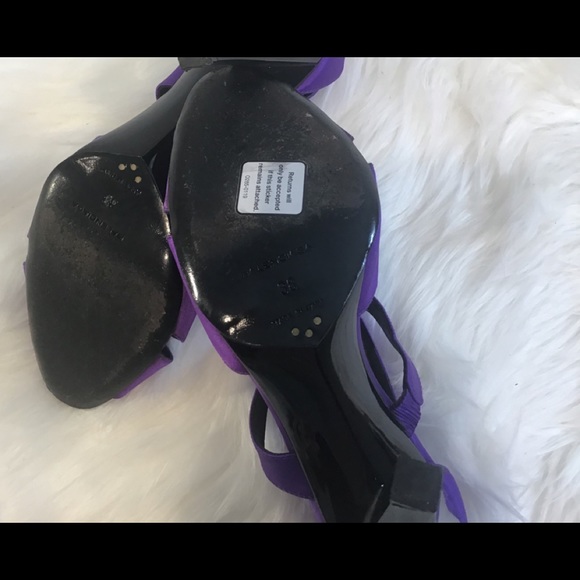 BALENCIAGA PARIS PURPLE STILETTOS SZ EUR 38 US 8 - Picture 11 of 14